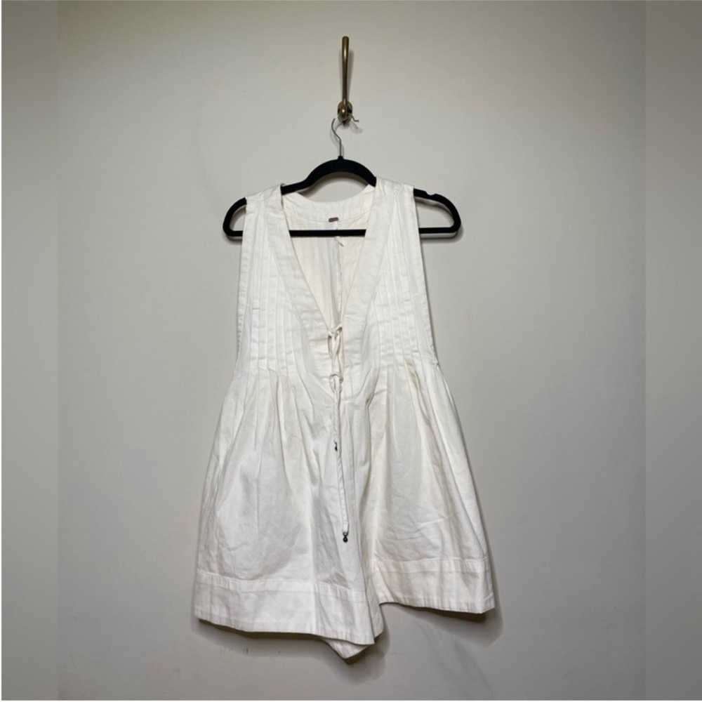 Free People Webster Romper in Ecru - Picture 3 of 6